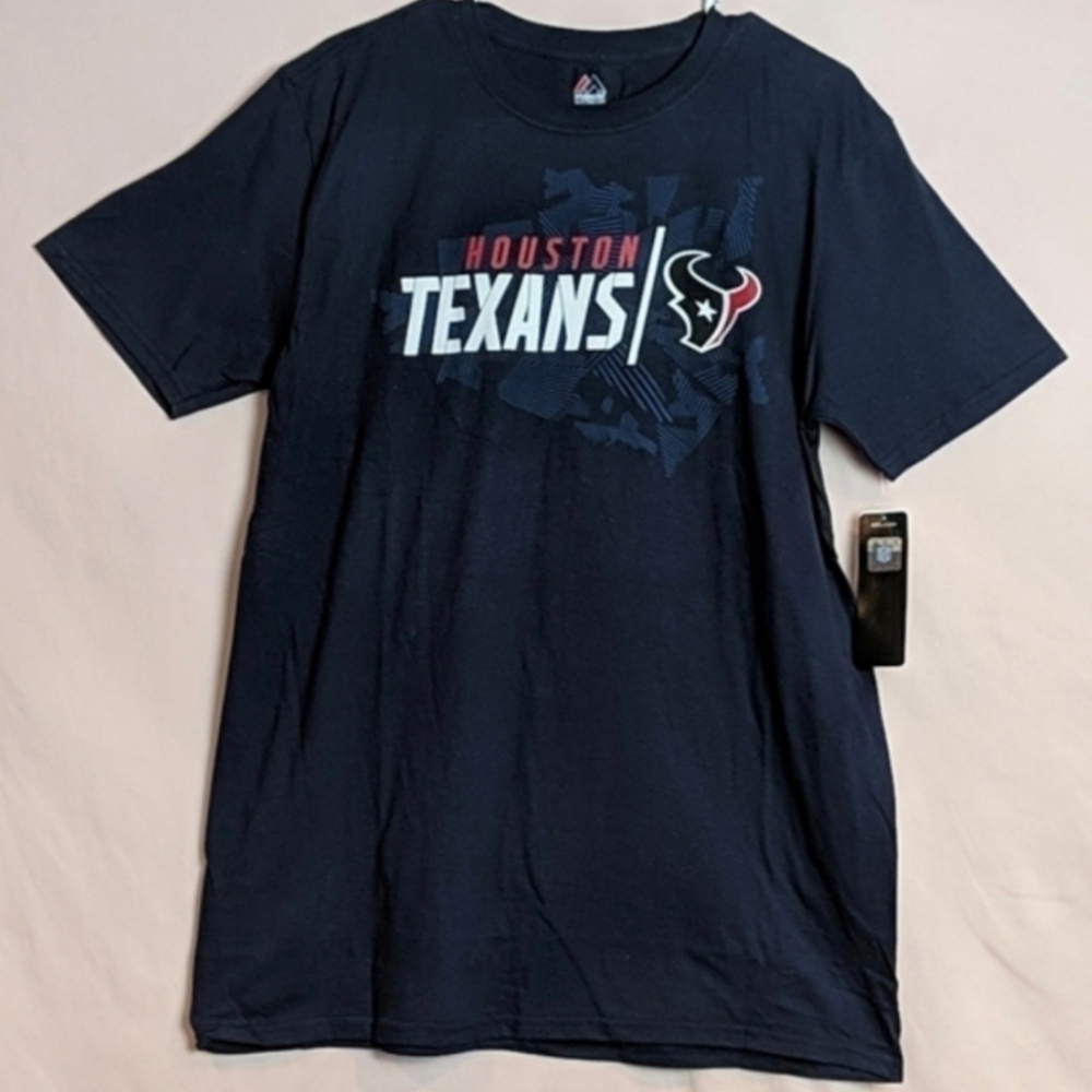 NFL Houston Texans Navy Blue Short Sleeve Tee size Large